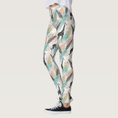 Whimsical Giraffe Polka Dot Pattern - Pastel Leggings (Links)