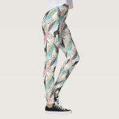 Whimsical Giraffe Polka Dot Pattern - Pastel Leggings (Rechts)