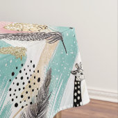 Whimsical Giraffe Polka Dot Pattern - Pastel Tischdecke (Beispiel)