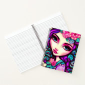 Whimsical Girl Artistic Notebook Notizblock (Innenseite)