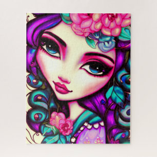 Whimsical Girl artistic Puzzle