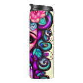 Whimsical Girl artistic Thermosbecher (Nach rechts gedreht)