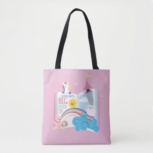 Whimsical Girl Book Tasche (Vorderseite)