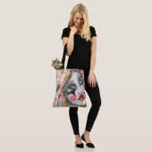Whimsical Girl Colorful Mime Niedlich Fun Liebe He Tasche (Am Model)