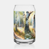 Whimsical Girl Dancing Through Birch Forest Dosenglas (Links)