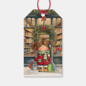 Whimsical Girl Humorous  Geschenkanhänger (Vorderseite)