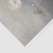 Whimsical Girl in einem Feld von Leuchtern dekoupa Seidenpapier (Ausschnitt)