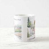 Whimsical Girl in Nature - Tasse von Friedlichen A (Mittel)