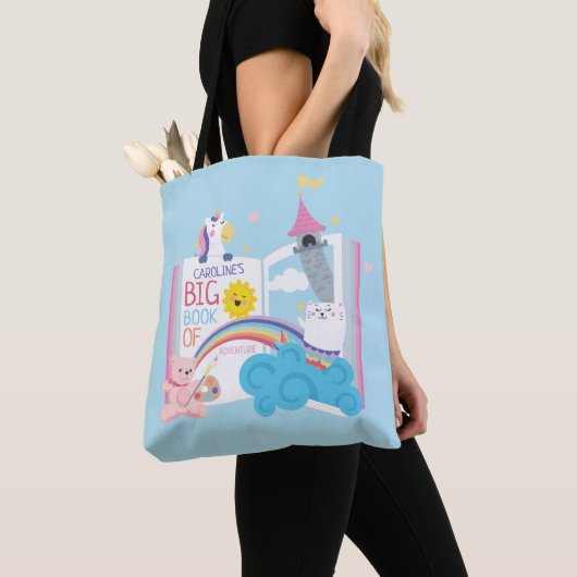 Whimsical Girl Library Tote Bag Tasche (Von Nahem)