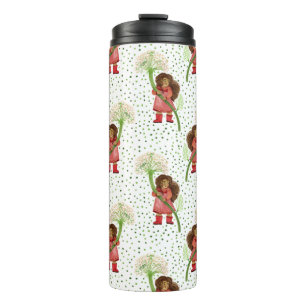 Whimsical Girl mit Dandelion Pattern Thermosbecher