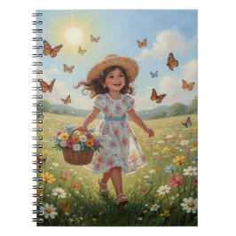 Whimsical Girl Notebook Notizblock