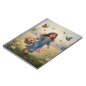 Whimsical Girl Notebook Notizblock (Linke Seite)