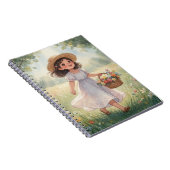 Whimsical Girl Notebook Notizblock (Rechte Seite)