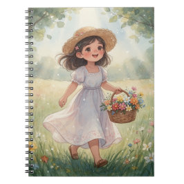 Whimsical Girl Notebook Notizblock