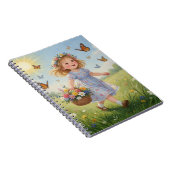 Whimsical Girl Notebook Notizblock (Rechte Seite)