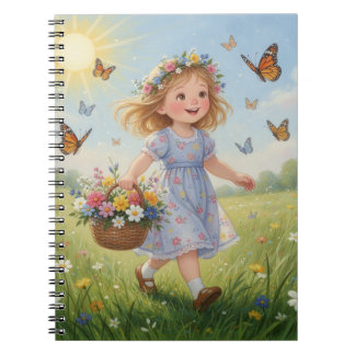 Whimsical Girl Notebook Notizblock