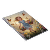 Whimsical Girl Notebook Notizblock (Rechte Seite)