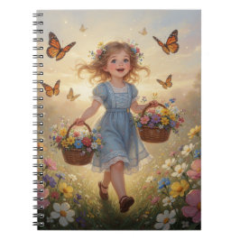 Whimsical Girl Notebook Notizblock