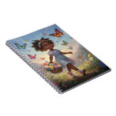 Whimsical Girl Notebook Notizblock (Rechte Seite)