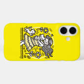 Whimsical Girl with Kitten Case-Mate iPhone Hülle (Rückseite (Horizontal))