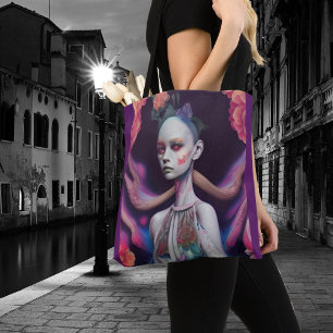 Whimsical Girls Face Nymph Fairy Witch Magical Tasche