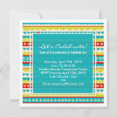 Whimsical Girls Geburtstagsparty Einladung (Rückseite)