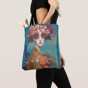 Whimsical Girls Gesicht Nymph Fairy Witch Magische Tasche