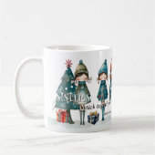 Whimsical Girly Sistes Weihnachten Kaffeetasse (Links)