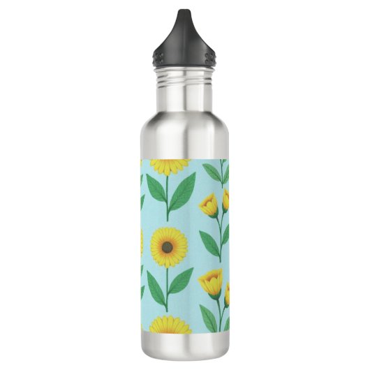 Whimsical Glee Bloom Edelstahlflasche (Links)