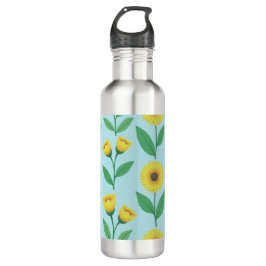 Whimsical Glee Bloom Edelstahlflasche