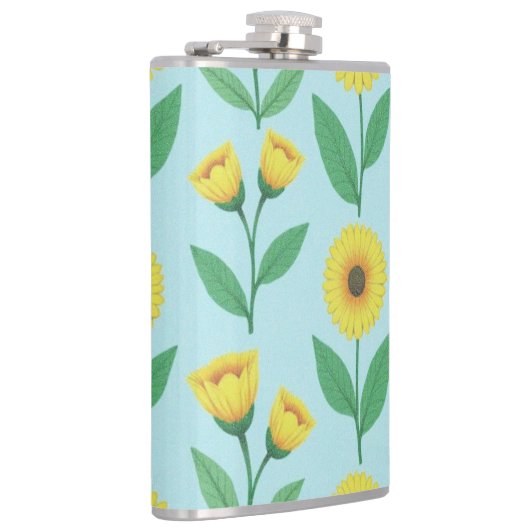 Whimsical Glee Bloom Flachmann (Rechts)