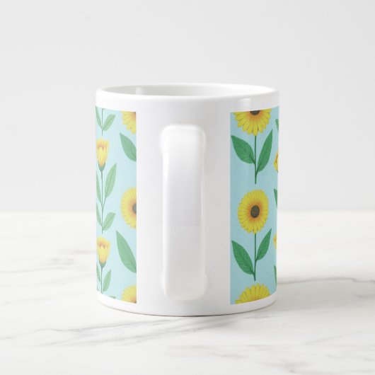 Whimsical Glee Bloom Jumbo-Tasse (Rückseite)