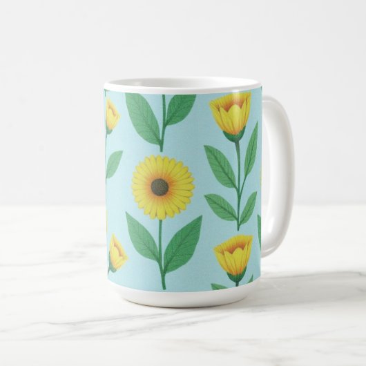Whimsical Glee Bloom Kaffeetasse (VorderseiteRechts)