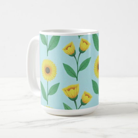 Whimsical Glee Bloom Kaffeetasse (Vorderseite Links)