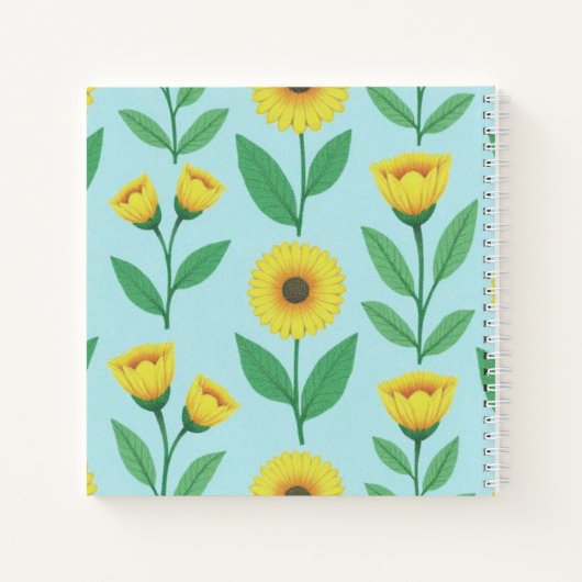 Whimsical Glee Bloom  Notizblock (Rückseite)