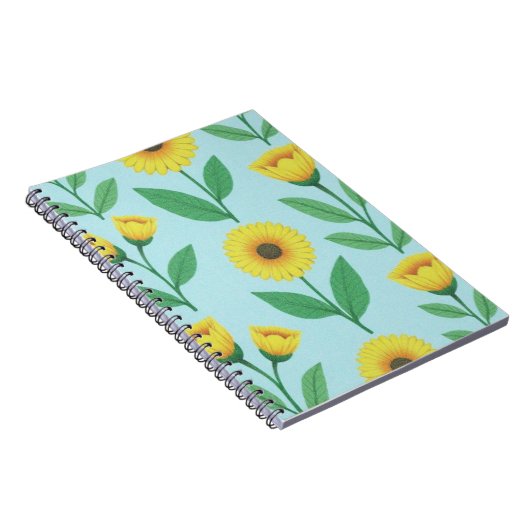 Whimsical Glee Bloom  Notizblock (Rechte Seite)