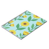 Whimsical Glee Bloom  Notizblock (Linke Seite)