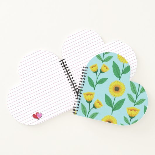 Whimsical Glee Bloom  Notizblock (Innenseite)