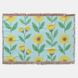 Whimsical Glee Blühen Decke