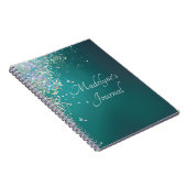Whimsical Glittery Script Journal Notizblock (Rechte Seite)