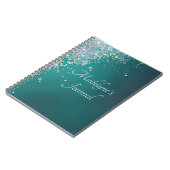 Whimsical Glittery Script Journal Notizblock (Linke Seite)