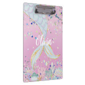 Whimsical Glitzer Meerjungjacht Klemmbrett (Rechts)