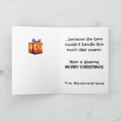 *~* Whimsical Glow Funny 31 Magische Weihnachten A Dankeskarte (Innenseite)