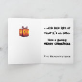 *~* Whimsical Glow Funny Magical 11 Weihnachten AP Dankeskarte (Innenseite)