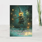 *~* Whimsical Glow Funny Magical 28 Weihnachten AP Dankeskarte (Vorderseite)