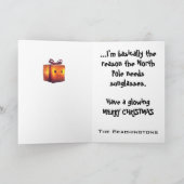 *~* Whimsical Glow Funny Magical 32 Weihnachten AP Dankeskarte (Innenseite)