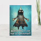 *~* Whimsical Glow Funny Magical Christmas 15 AP97 Dankeskarte (Vorderseite)