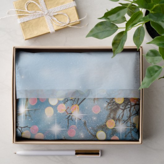 Whimsical Glühwein Weihnachtsbaum Tissue Paper Seidenpapier (Geschenk)