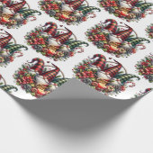 Whimsical Gnome Christmas Shop Geschenkpapier (Ecke)