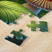 Whimsical Gnome Fischen durch einen magischen Wald Puzzle (Seite)